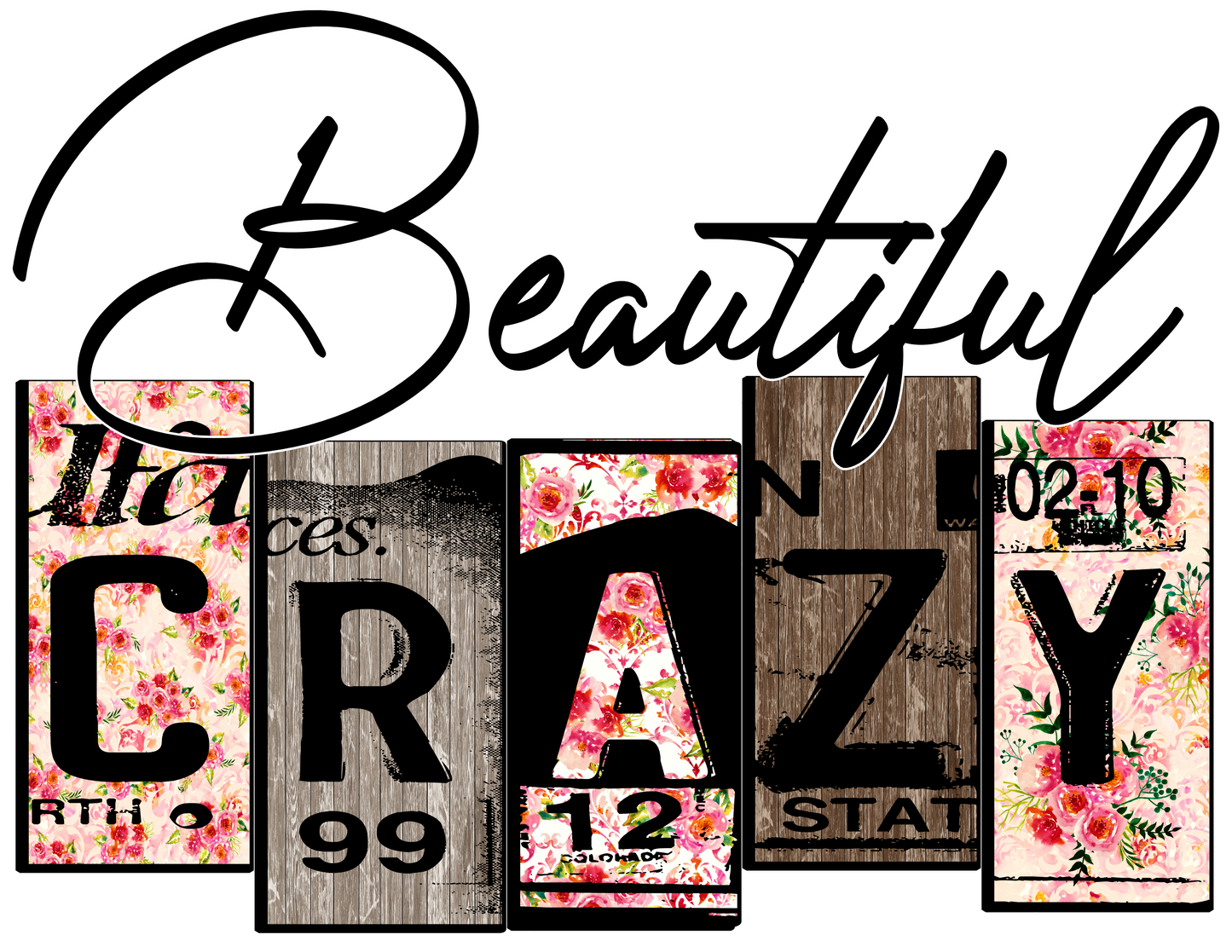 Beautiful Crazy Mouse Pad
