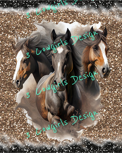 Three horses