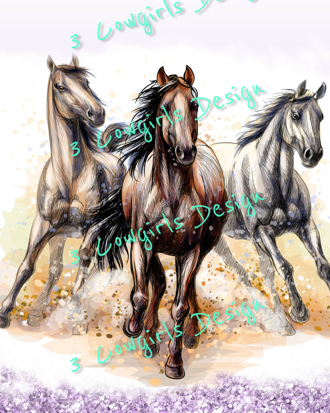 Horses running #2