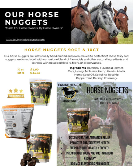 HORSE NUGGETS 90CT & 10CT