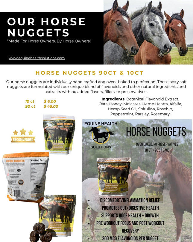 HORSE NUGGETS 90CT & 10CT
