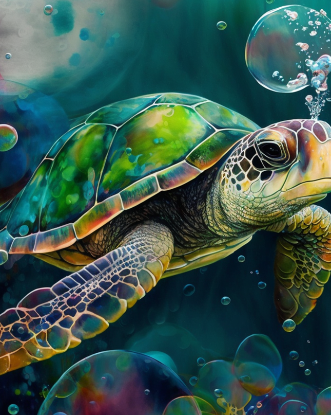 Turtle Swimming