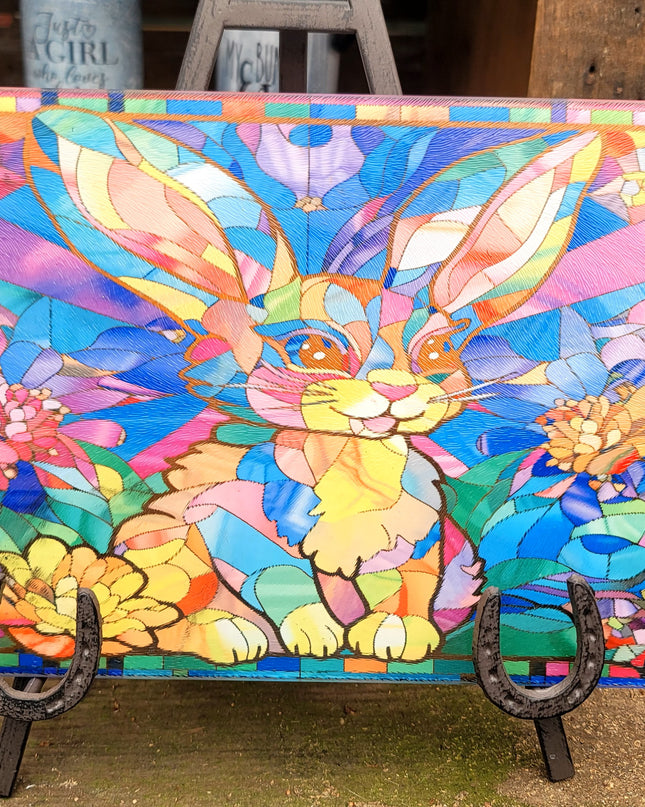 Stained Glass Bunny