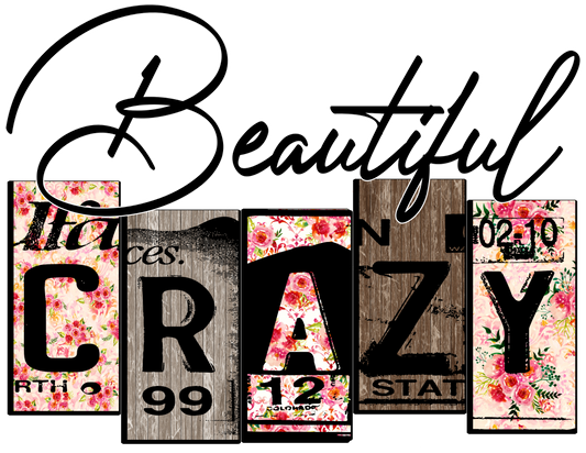 Beautiful Crazy Mouse Pad