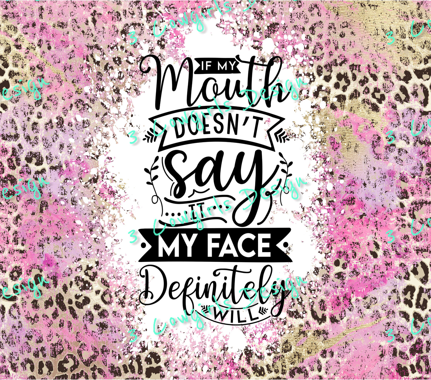 238 My mouth doesn't say it #2