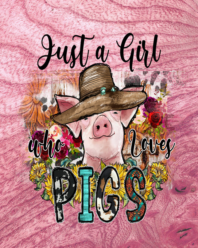 Just a girl who loves pigs.