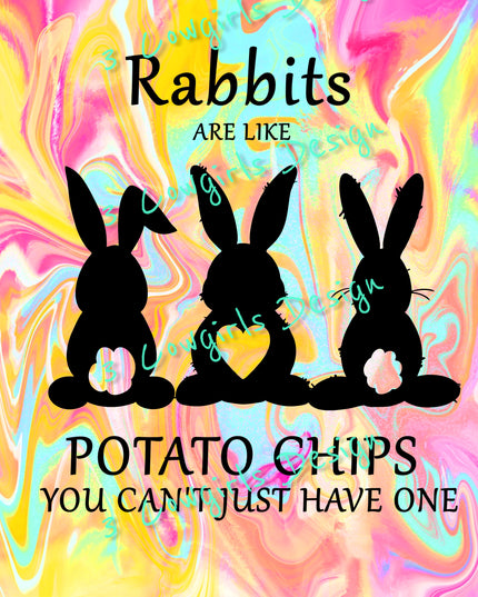 Rabbits are like  {pink, turquoise, pink}