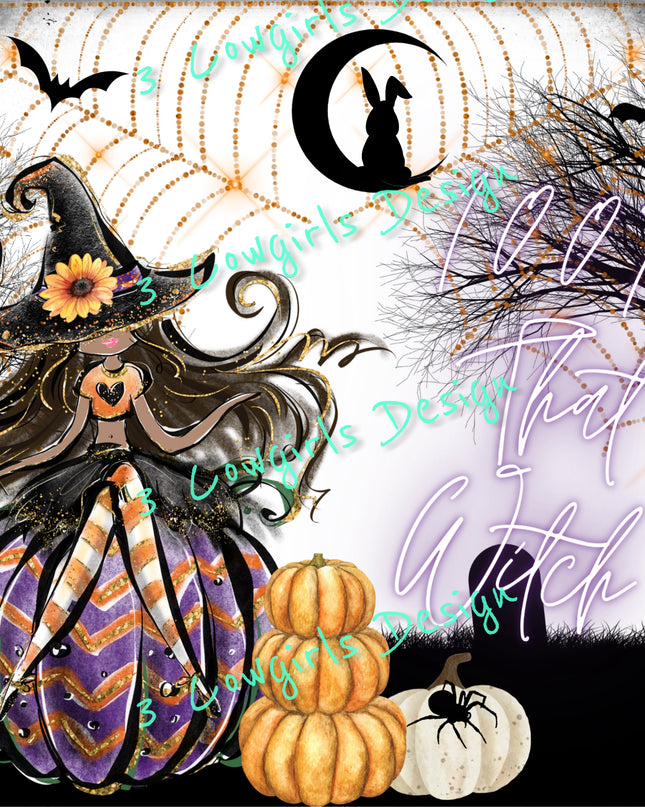 Halloween scene w/rabbit