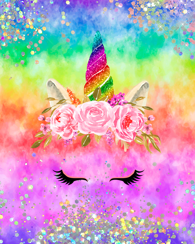 60 Rainbow unicorn