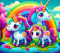62 Rainbow unicorns