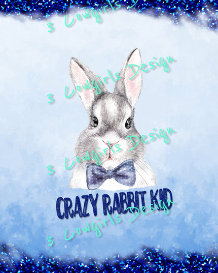 Crazy rabbit kid {Blue}