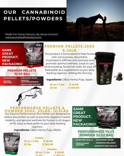 OUR CANNABINOID PELLETS/POWDERS