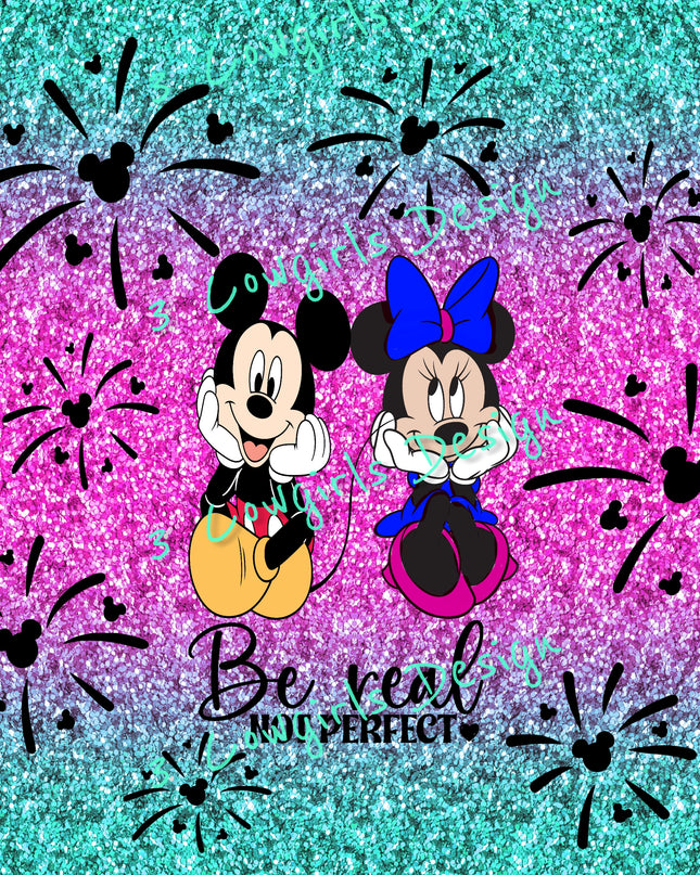 83 Be real- Mickey and Minnie mouse
