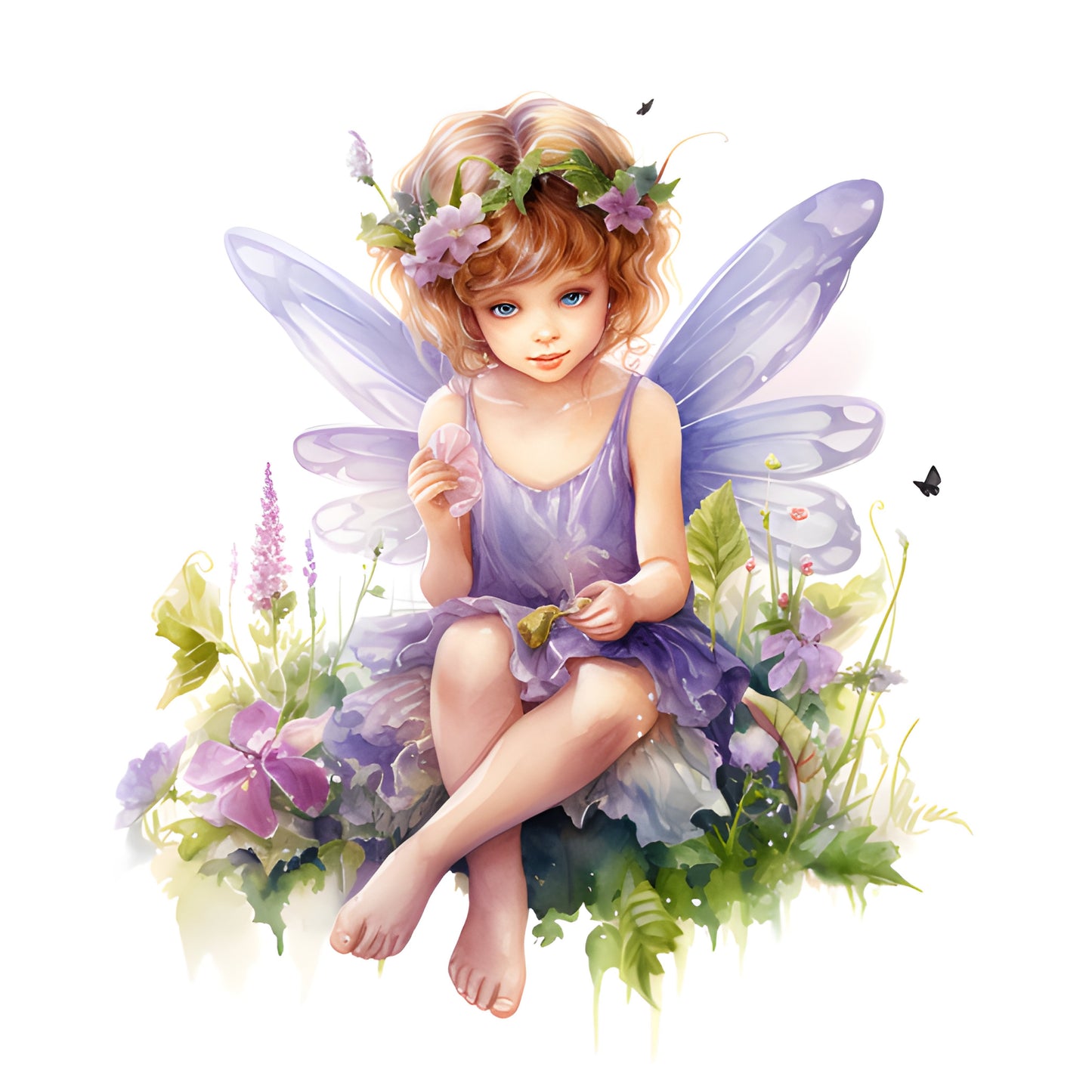 Purple Fairy Girl