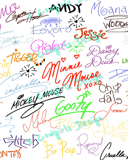 90 Signatures- Toy story