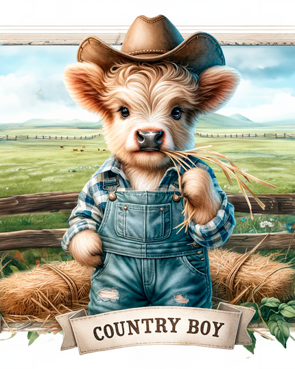 Country Boy Cow
