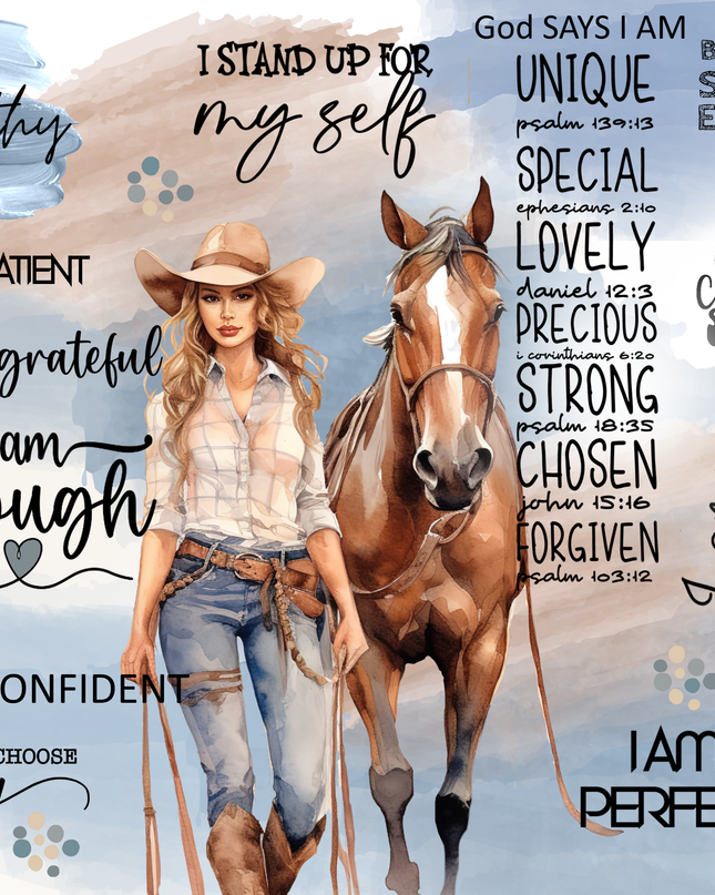 I stand up for my self horse