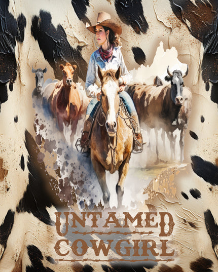 Untammed Brown and Cream back ground