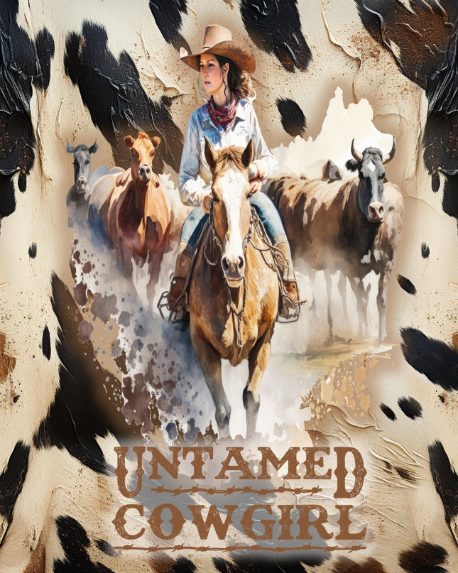 Untammed Brown and Cream back ground